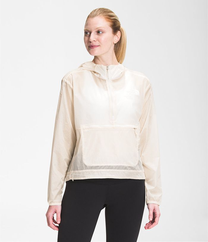 White north face deals windbreaker womens